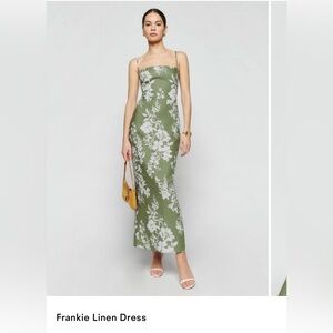 Reformation Frankie 100% Linen Dress Size 6